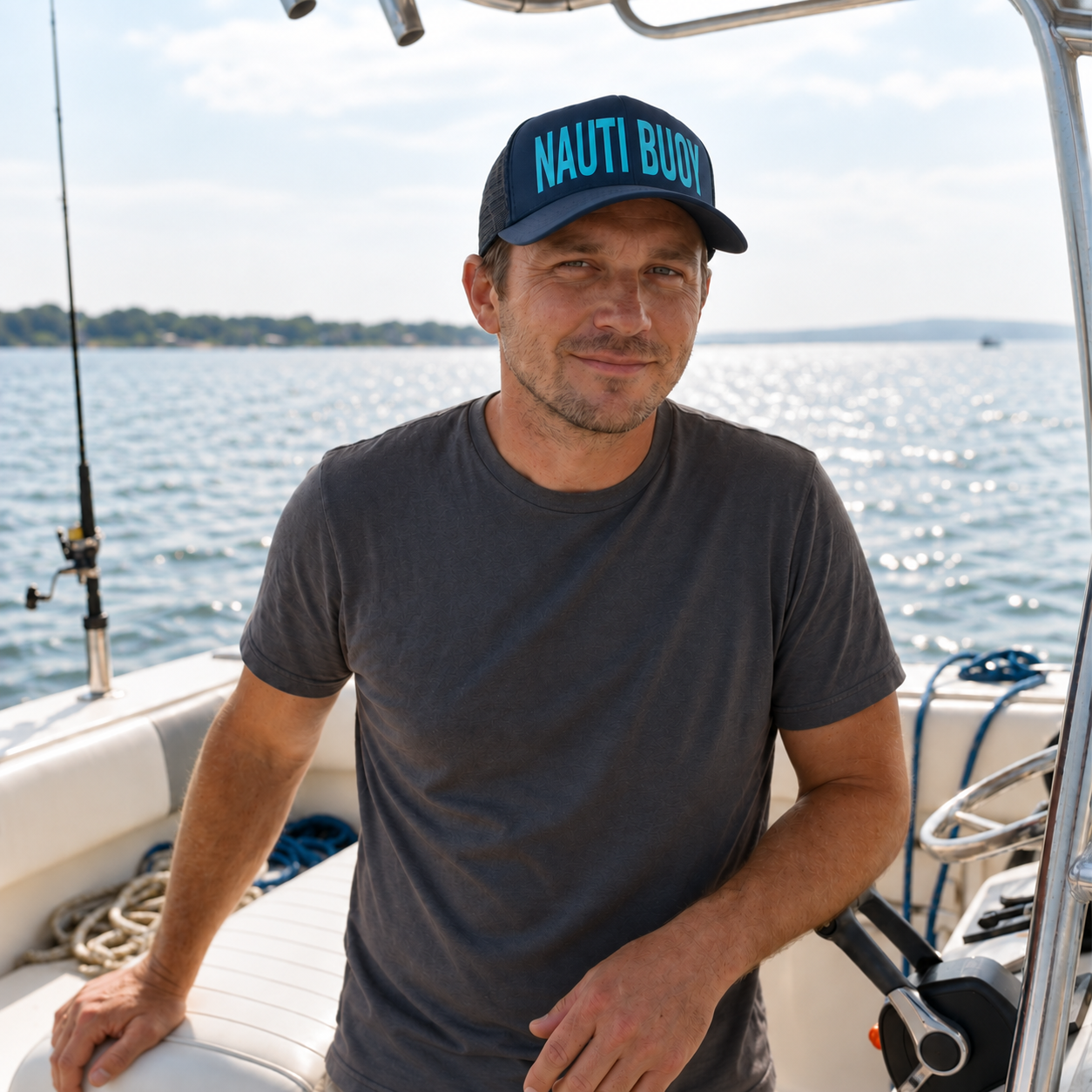 Nauti Buoy Navy Marina Hats