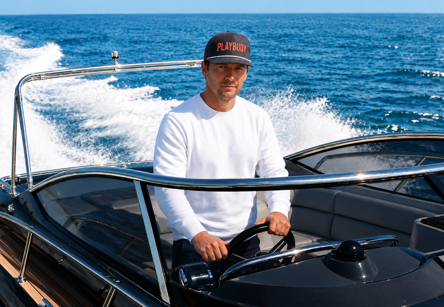 Playbuoy Grey Boat Hat
