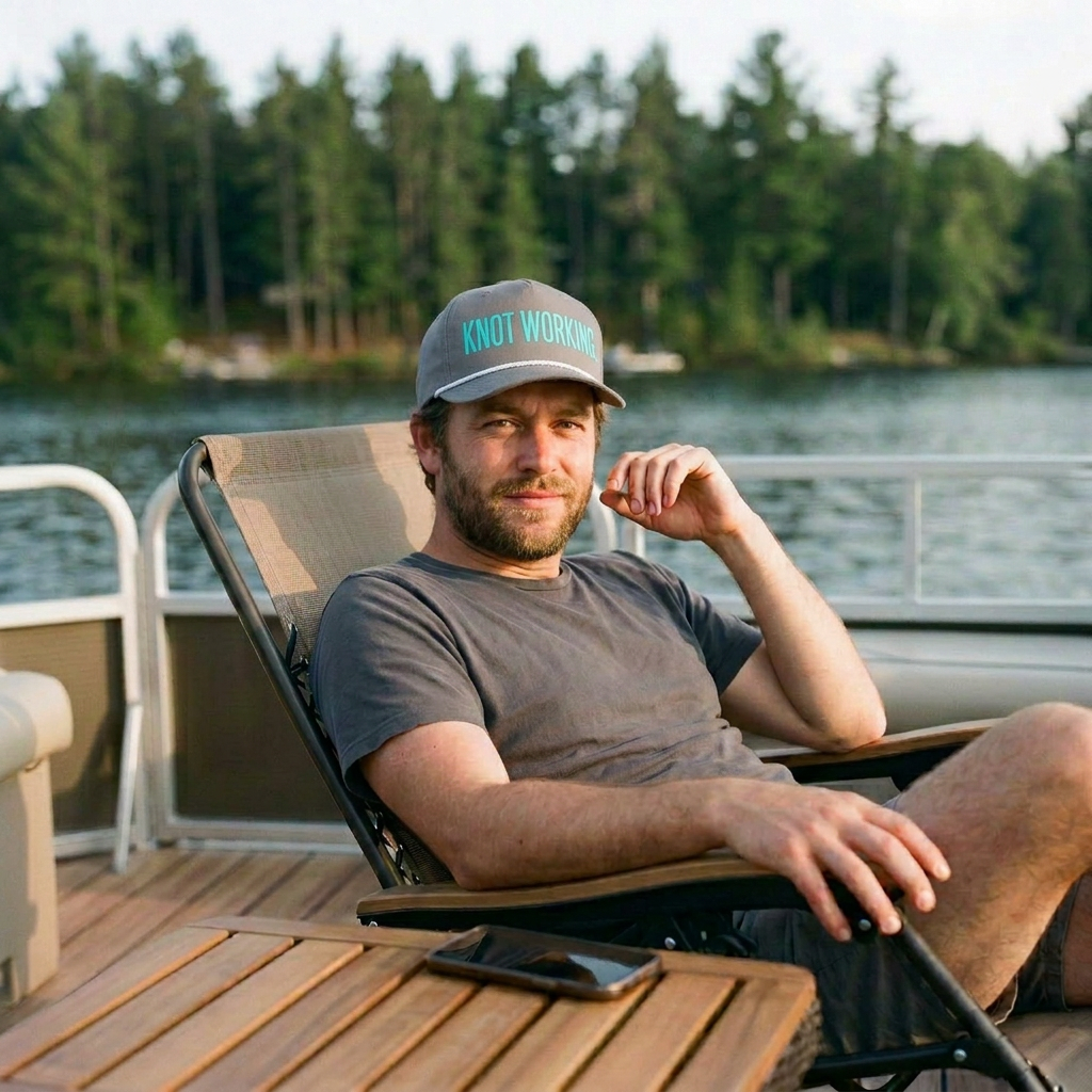 The Cottager dad cap lifestyle photo